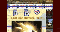 Desktop Screenshot of civilwarheritagetrails.org